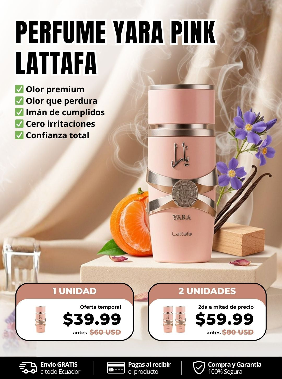 Perfume Yara Pink Lattafa