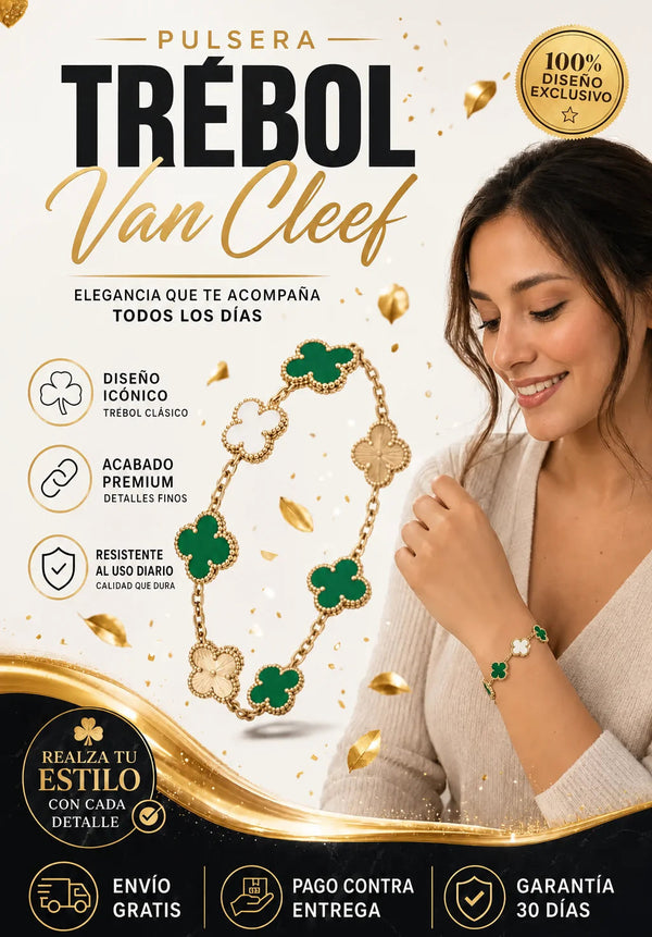 PULSERA TREBOL VAN CLEEF