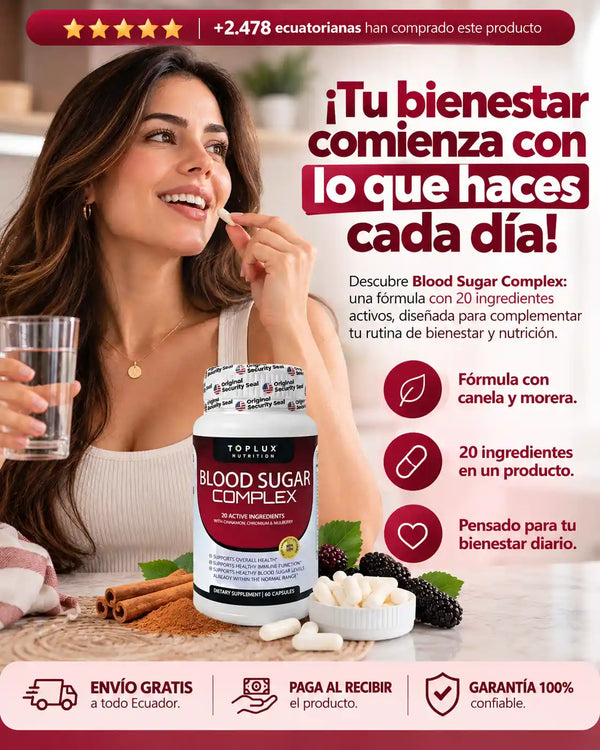 Blood Sugar Complex Toplux En Ecuador