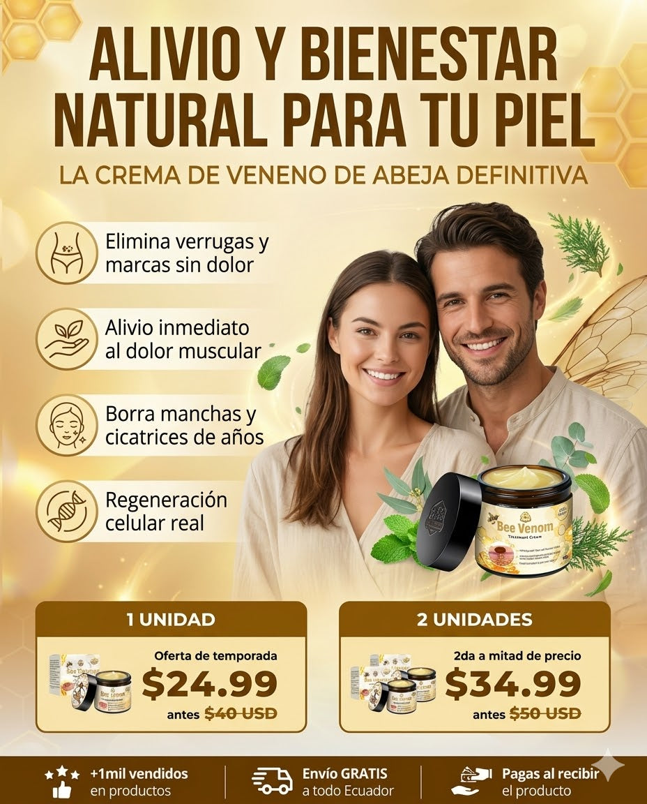 Crema de Veneno de Abeja Bswell